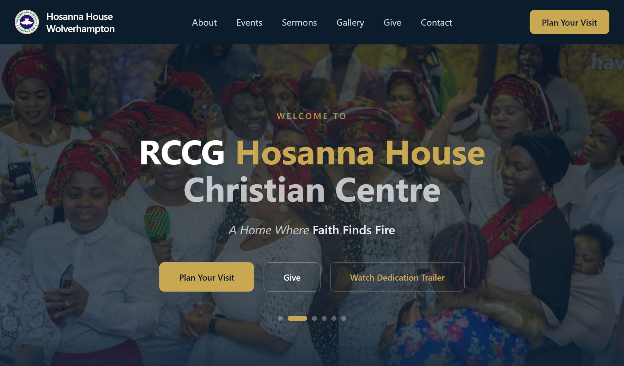 RCCG HH redesigned website